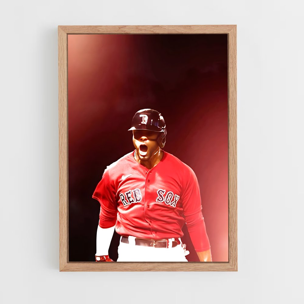 Poster Xander bogaerts – affiche Baseball (vue 4)